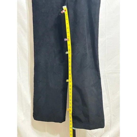 Dickies Black Corduroy Straight Leg Women 4R Casual Pants - Picture 4 of 12